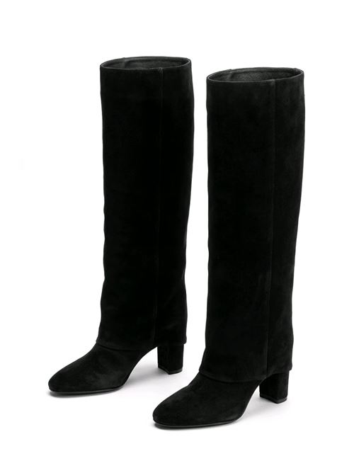 stivale scamosciato VIA ROMA 15 | 4717NERO